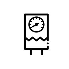 Water heater vector icon