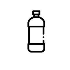 Detergent bottle vector icon