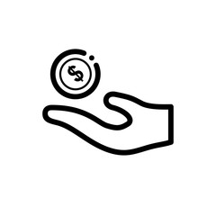 Donations vector icon