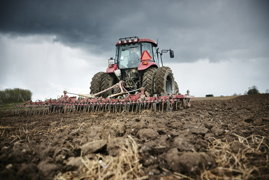 A manure spreader 