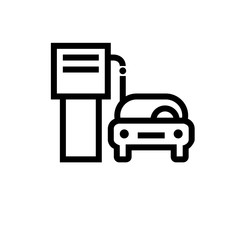 Gas station vector icon
