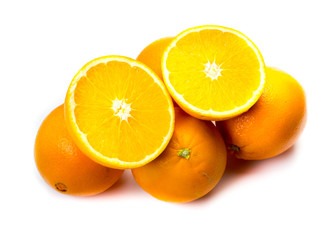 Orangen isoliert
