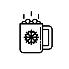 Marshmallow vector icon