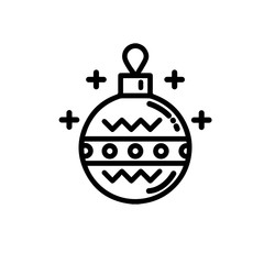 Bauble vector icon