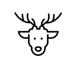 Reindeer vector icon