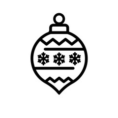 Bauble vector icon