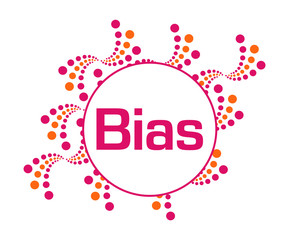 Bias Pink Orange Abstract Dots 