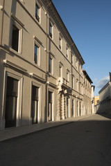 L'Aquila (Abruzzi, Italy): reconstruction after earthquake