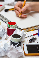 artistic background is