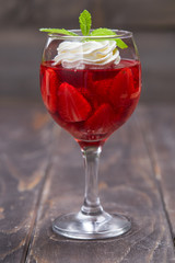 strawberry dessert