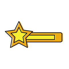 star bar video game related icon image vector illustration design 