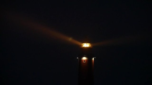 Luce del faro di De Cocksdorp a texel 