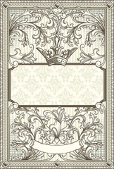 Decorative ornate vintage design