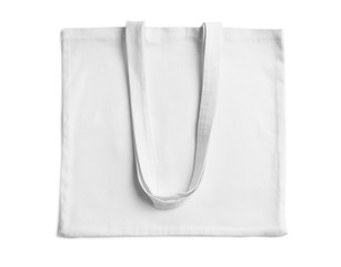 Cotton tote bag on white background. Mockup for design
