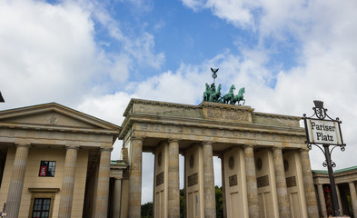 Fototapeta na wymiar Berlin, Brandenburg Gate