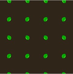 Seamless background flat design green lime on black stock vector illustration