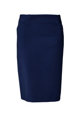 Blue skirt isolated on white background
