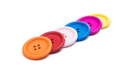 colored buttons isolated