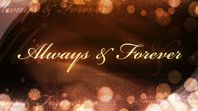 Sepia Bokeh & Particles Title