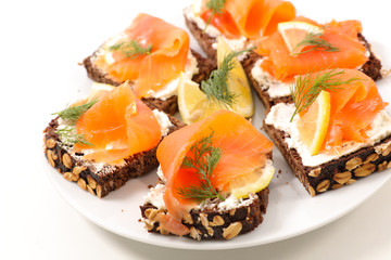 festive canape, buffet food