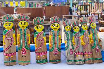 wooden dolls, handicrafts for sale