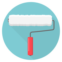 Farbroller Flat Design Icon