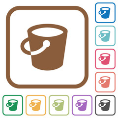 Bucket simple icons