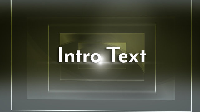 Layered Green Rectangles Title