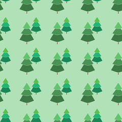 Tree seamless pattern