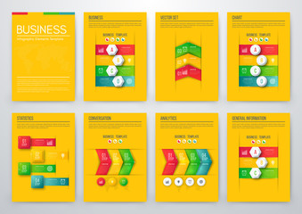 Color elements for infographics