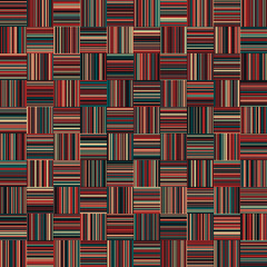 Seamless Christmas Color Straight Vertical and Horizontal Variable Width Stripes