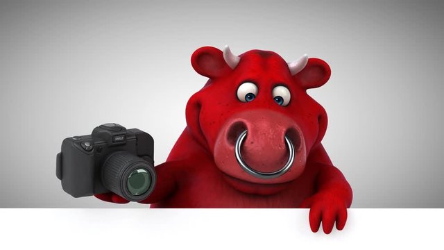 Fun red bull - 3D Animation