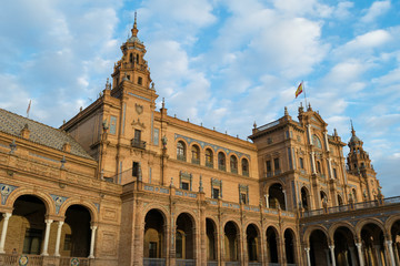 Fototapeta premium Plaza de espana in Sevilla, Spain