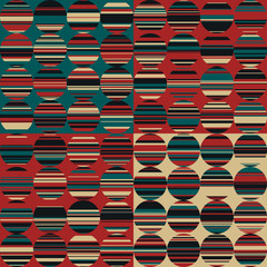 Abstract Background with Circles and Lines