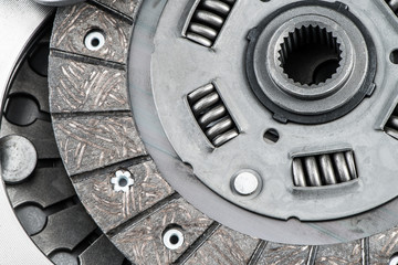 Car clutch close-up