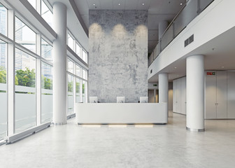 modern business hall