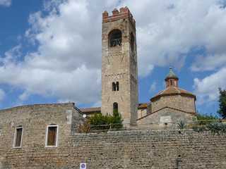View of the city of Asciano