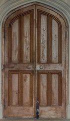 Obraz premium Brown Door for 3D Texture