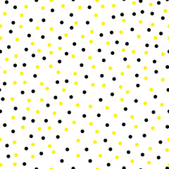 Seamless pattern. Multi-colored circles on a white background. Texture. Vector