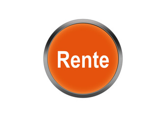 Buttonn Orange Symbol Knopf Rund