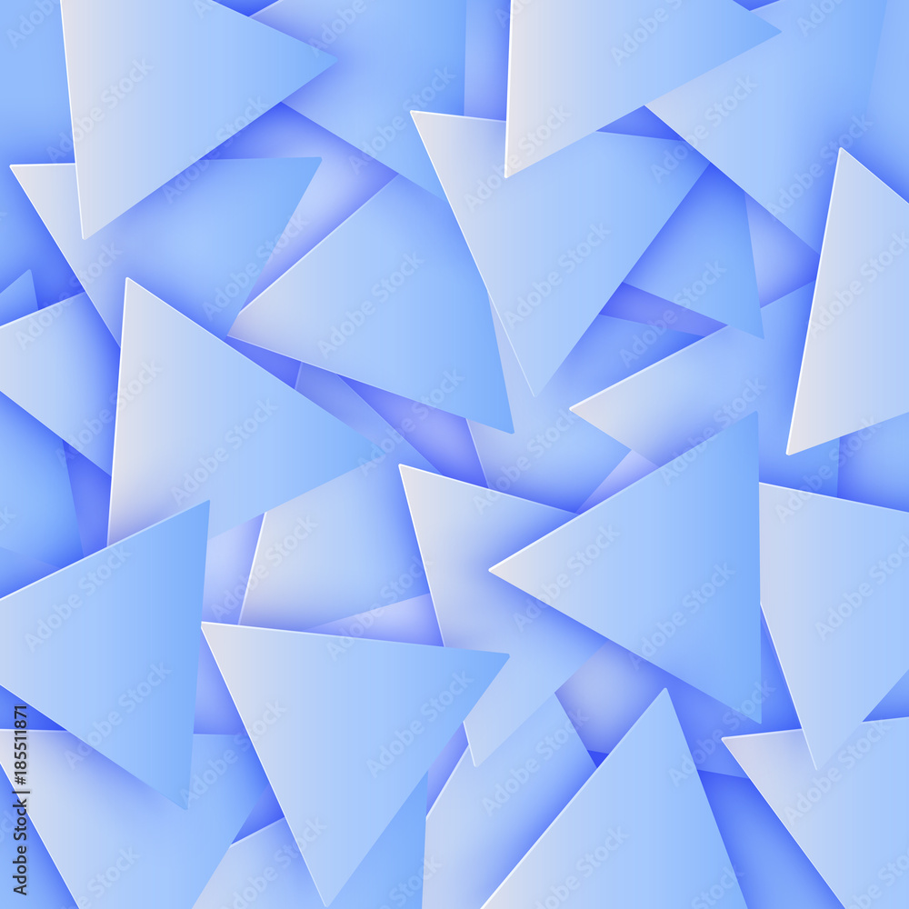 Poster the blue colored abstract polygonal geometric texture, triangle 3d background. triangular mosaic bac