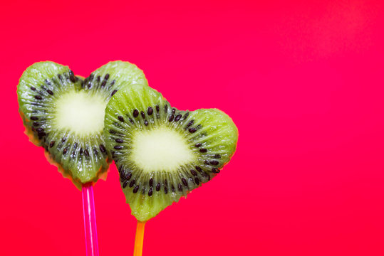 Kiwi In The Shape Of A Heart