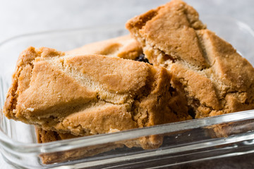 Traditional Apple Strudel Cookies Filled with Jam