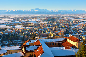 view mondovi cuneo italy