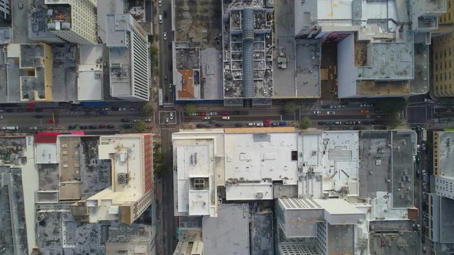 Aerial video concrete jungle Miami