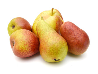 Pears isolated on white background