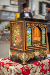 A barrel organ at a Christmas market in Switzerland - 3