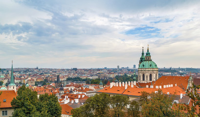 Naklejka na ściany i meble view of Prague, Czech republic