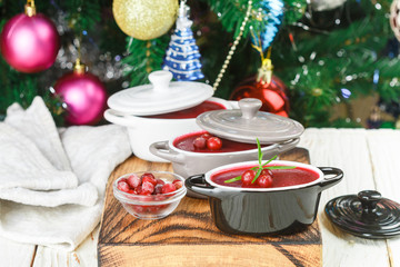 Fresh homemade chicken liver pate (rabbit, goose) with cranberry sauce. Gourmet Holiday appetizer. Christmas. New year. Selective focus