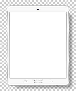 Tablet computer. Transparancy background.